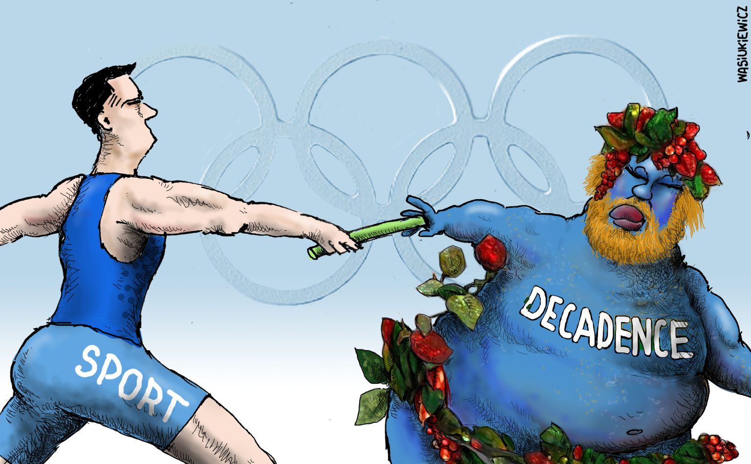 Sport and the Olympic spirit have given way in Europe to excessive decadence and mockery.