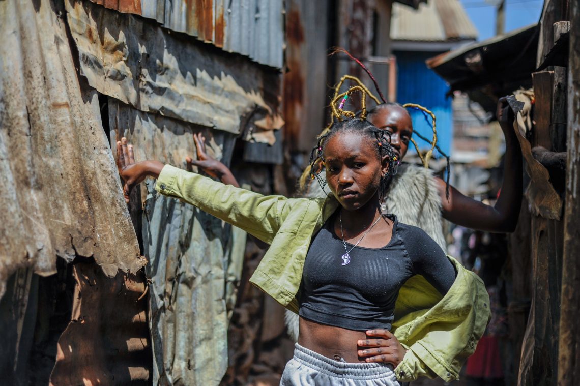 Young women in Nairobi