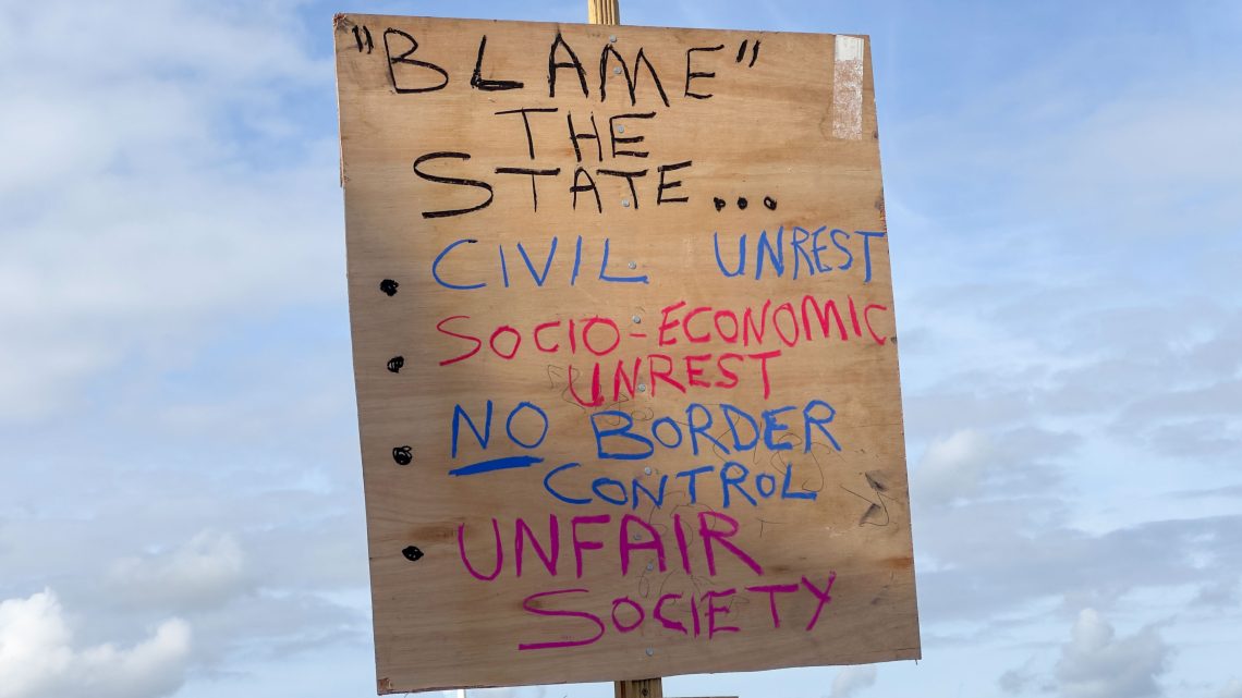 Demonstrations organized by dissatisfied British citizen descended into disorder across several towns and cities in the UK.